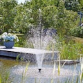 Wasserspiele im Teich Wasserspiele im Teich