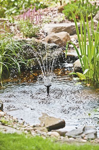 Wie berechne ich die benötigte Fördermenge für ein Wasserspiel?
