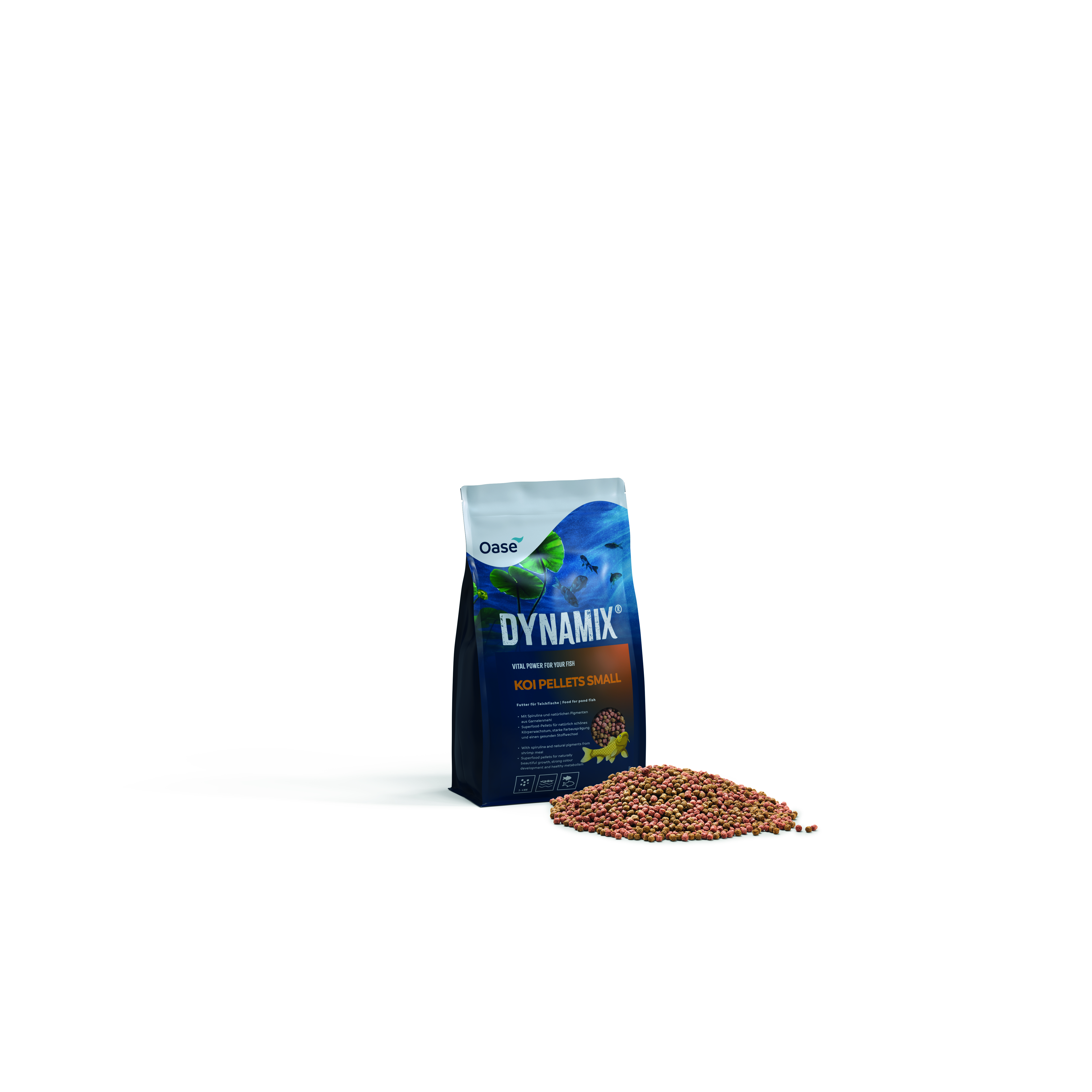 Oase Fischfutter Dynamix Koi Pellet klein verschiedene Größen