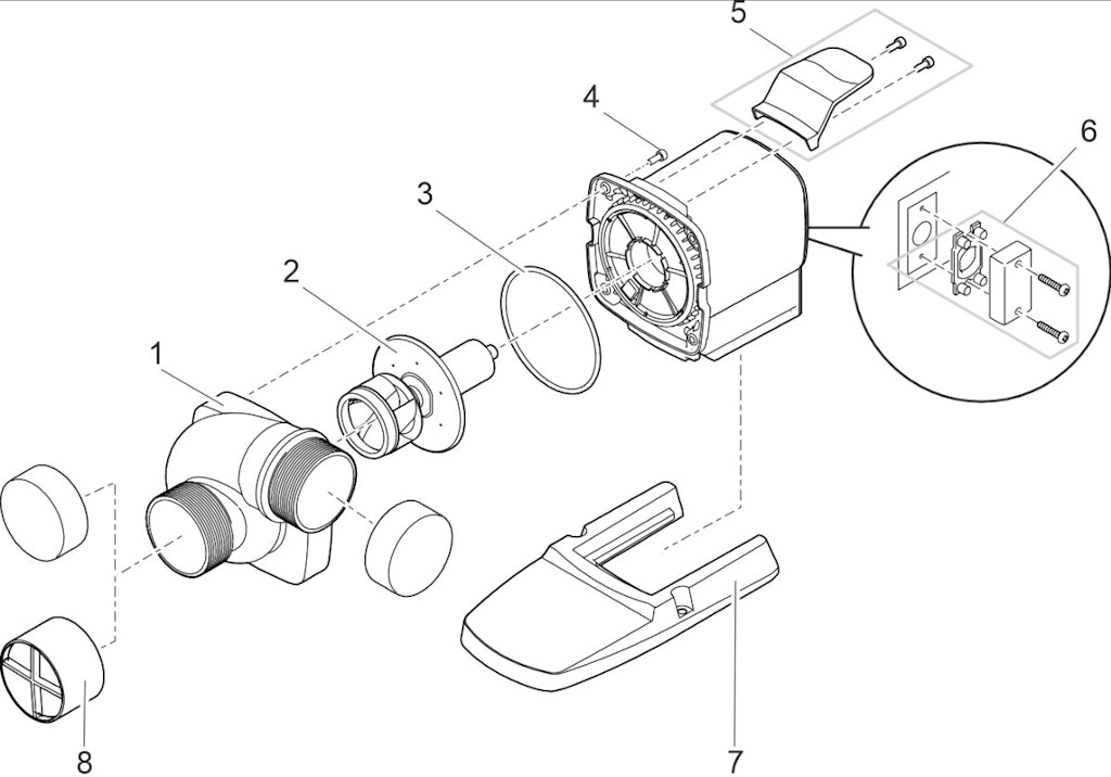 Explosionszeichnung Ersatzteile