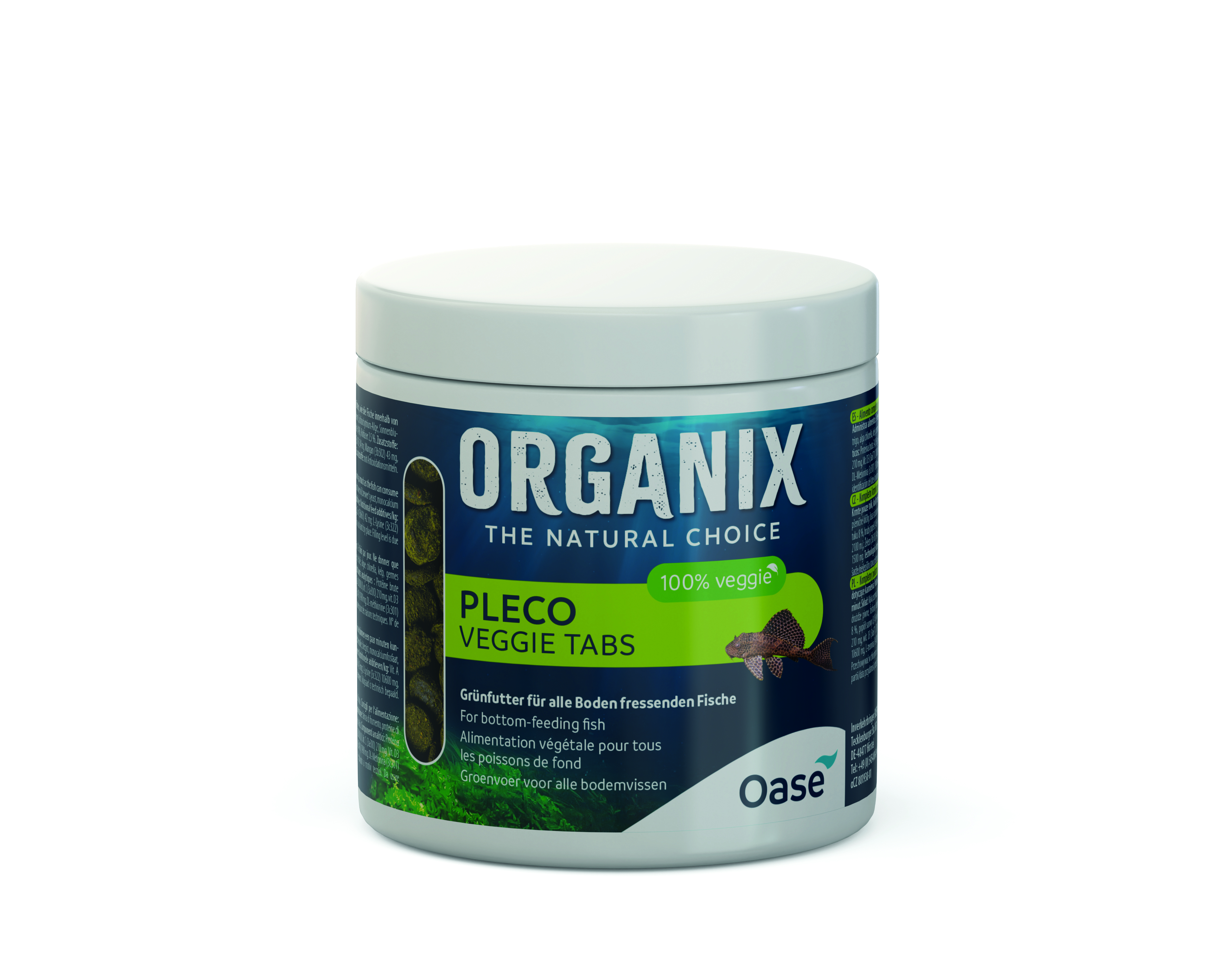 Oase Fischfutter ORGANIX Pleco Veggie Tabs 500 ml