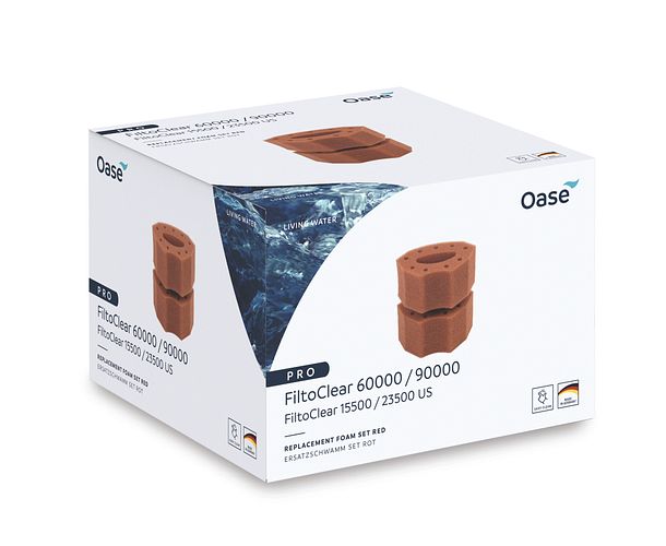 Oase Ersatzschwamm Set FC 60/90000 rot (96903)