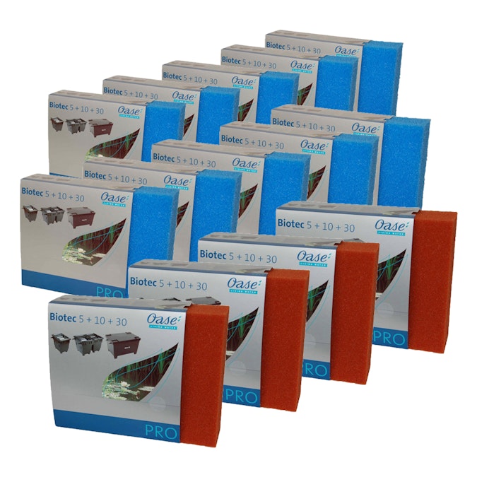 LTWHOME 3 Pezzi Spugna Filtro Di Ricambio Per Oase Biotec 5/10/30 - 250x250x80 Mm