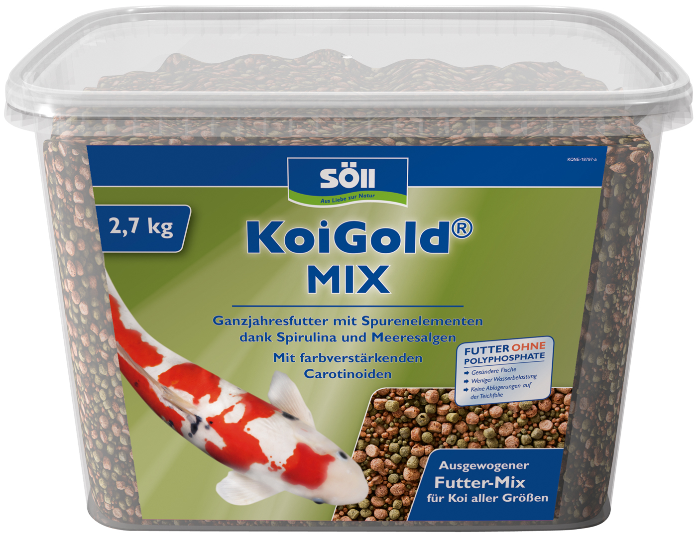 Söll Fischfutter KoiGold® Mix 2,4 kg